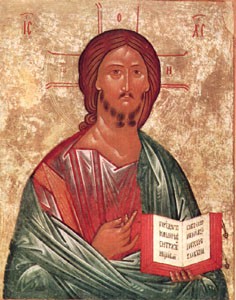 Christ Pantocrator, Novgorod (Russie), fin XVe siècle