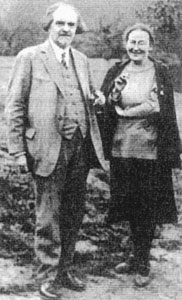 Photo : Élisabeth Skobtsov (Mère Marie) avec Nicolas Berdiaev en 1930
